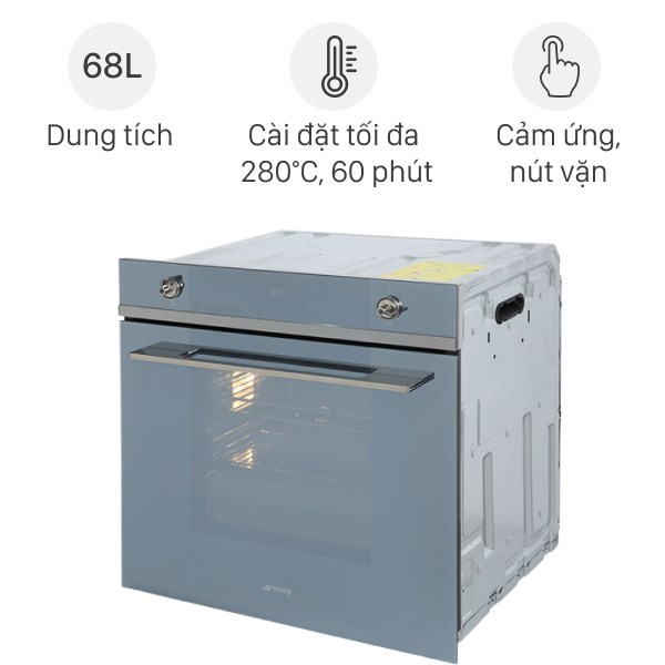 Lò nướng âm Smeg SO6102TS 68 lít